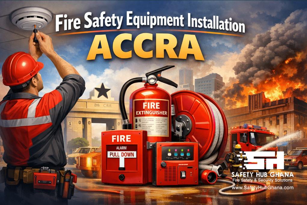 Fire safety equipment installation Accra