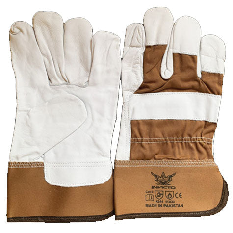 Brown Grain Leather Glove