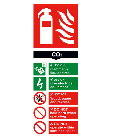 CO2 Fire Extinguisher Sign Tema Accra Ghana