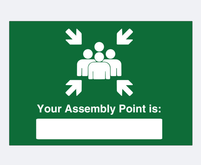 Custom Assembly Point Sign