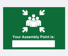 Custom Assembly Point Sign
