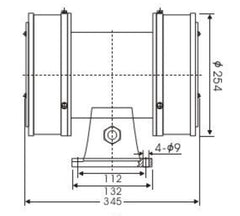 Electric Motor Siren 220V