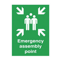 Emergency Assembly Point Safety Sign Tema Accra Ghana