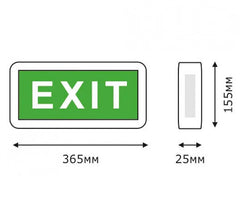 Emergency Exit Sign with Led Light in Tema Accra Ghana