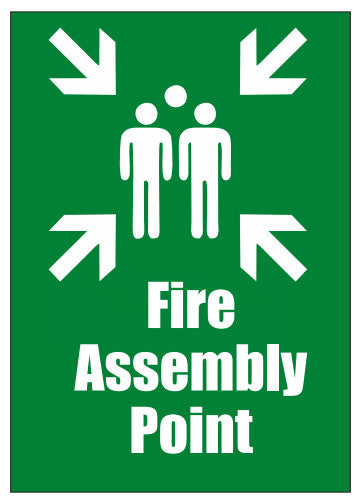 Fire Assembly Point Safety Sign Tema Accra Ghana