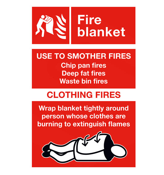 Fire Blanket Safety Sign in Tema Accra Ghana Africa