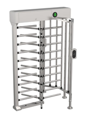 Full Height Single Lane Turnstile Gate - 304 S/S