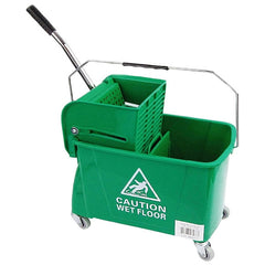 Industrial Mop Bucket with Wringer - 20 Liters
