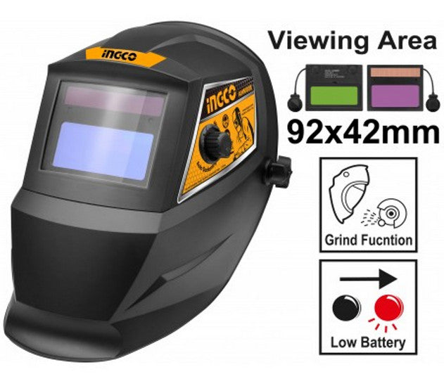 Ingco Auto Darkening Welding Helmet AHM008 supplier company in Accra Ghana