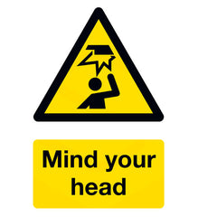 Mind your Head Warning Sign in Tema Accra Ghana