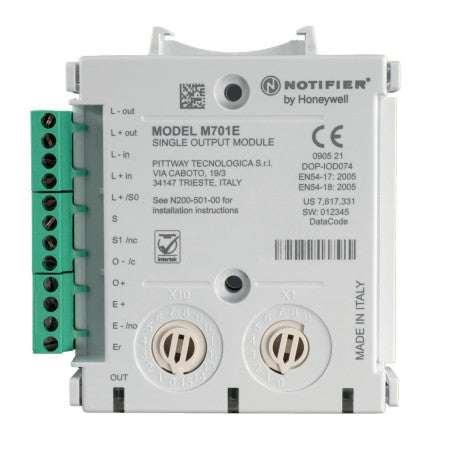 Notifier M710E Analogue Addressable Single Input Monitor Module ...