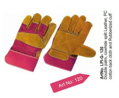 Cowhide Split Leather Reinforced Rigger Gloves