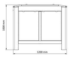 Swing Turnstile Pedestrian Swing Gate - Right & Left