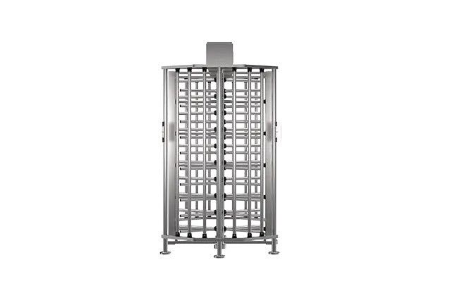 Full Height Double Lane Turnstile Gate - with Card Reader