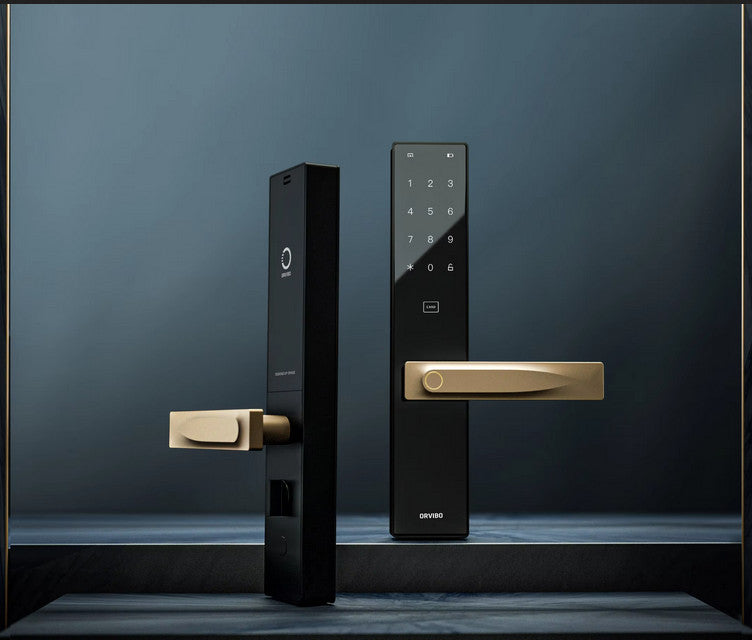 WiFi Smart Door Lock Golden Handle in Accra, Ghana, Africa