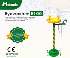 Station de lavage oculaire portable 